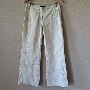 The Limited Cream Wide Leg Pants, Size 4S